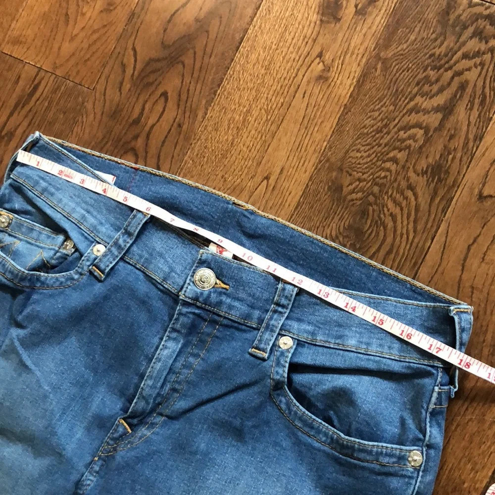 TRUE RELIGION RICKY relaxed straight fit denim jeans size 34